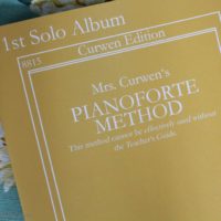Mrs. Curwen's Child Pianist. 1st Solo Album.