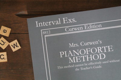 Mrs. Curwen's Child Pianist. Interval Exercises.